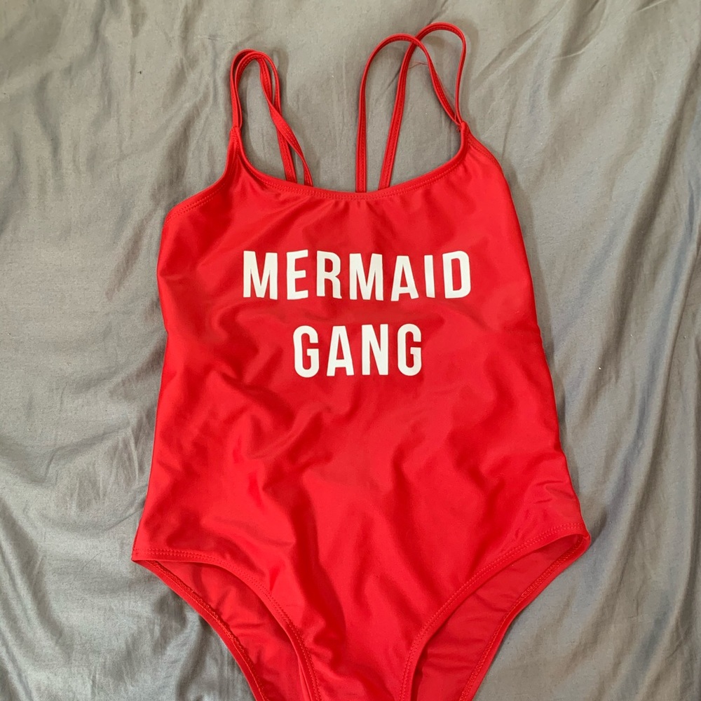 One piece bathing suit